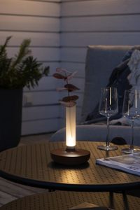 Akku-LED Vase mit Wasser befüllbar| 7827-973