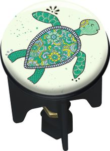 WENKO Abfluss Stopfen Pluggy Waschbecken Stöpsel Turtle Bad Gäste WC Küchen