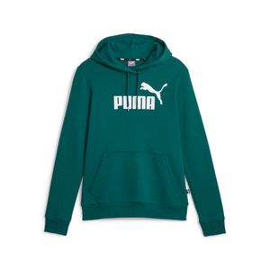 Puma ESS LOGO HOODIE FL W GREEN M