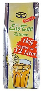 Krüger Eistee Zitrone Getränkepulver für 12 Liter Getränk 1000g