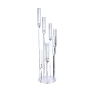 Kerzenhalter Acryl 7-flammig 107 cm für LED-Kerzen
