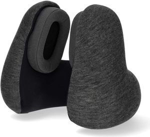 Nedis Drahtlose Over-Ear-Kopfhörer / Reisekissen / max. Batteriespielzeit: 11 Std / Eingebautes Mikro / Drücken Sie Strg / Stimmkontrolle / Lautstärke-Regler / Anthrazit