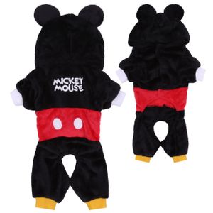Schwarz-rote Hundekleidung Mickey Maus DISNEY M