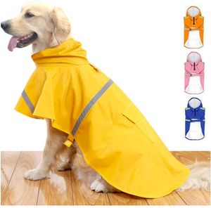 Hunde-Regenmäntel für große Hunde mit Reflexstreifen-Hoodie, Regenponcho-Jacke für Hunde(style6)