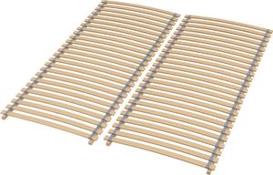 Prémiový rolovací lamelový rám 160x200, březový lamelový rám s 28 lamelami, vyrobeno v Německu, kompletně smontováno a srolováno, nosnost 130 kg