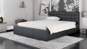 Polsterbett Bett Doppelbett GIANO 200x200cm inkl.Bettkasten