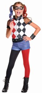 Deluxe Harley Quinn Kostüm, DC Girls, Größe:L