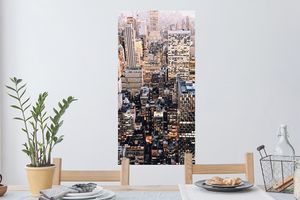 Wandtattoo Wandsticker Wandaufkleber New York - NYC - Amerika 40x80 cm Selbstklebend und Repositionierbar