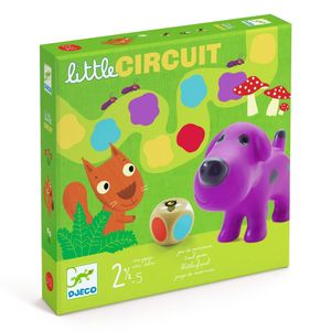 Djeco Circuit Brettspiel Lernspiel Farben lernen ab 2 Jahren