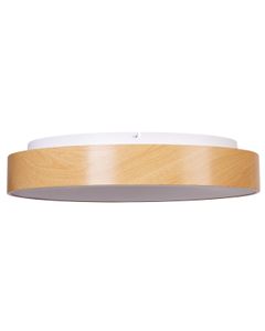 BELIANI Deckenleuchte Gold Ringform Stahl und Kunststoff mit Integriertem LED-Licht Runde Form Moderne Beleuchtung