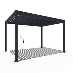 Weide Classic | Aluminium Pavillon | 3 x 4 M | Lamellendach anthrazit | Pergola freistehend