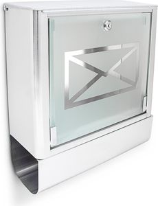relaxdays 10018515_0 relaxdays Briefkasten silber relaxdays 10018515_0 relaxdays Briefkasten silber