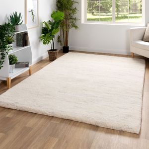 Steffensmeier Berber Teppich Fes | Wolle (Schurwolle), Uni, Größe: 300x400 cm , Original aus Marokko, Teppich für Wohnzimmer, Schlafzimmer