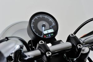 DAYTONA VELONA, Digitaler Drehzahlmesser mit Tacho, max. 9.000 U/Min, Ø 80 mm, schwarz