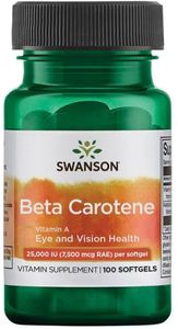 Beta-Carotin 25000 IU (Vitamin A) 100 Weichkapseln Swanson Health Products