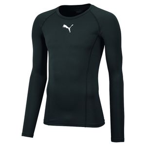 Puma Football Bodywear Liga Baselayer Koszulka z długim rękawem Męska koszulka funkcyjna czarny rozmiar L