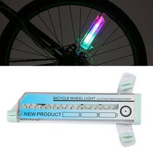 Bunte 32-LED Fahrrad Fahrrad Licht 32 Muster Radreifen Speichen Dekor Lampe