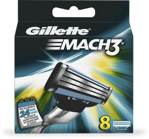 Gillette Mach3 Rasierklingen mit Feuchtigkeitsstreifen 8 Ersatzklingen