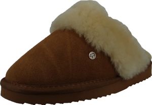 Warmbat Hausschuh Flurry Women Pantoffel Suede Black/Black aus Merino-Schafwolle