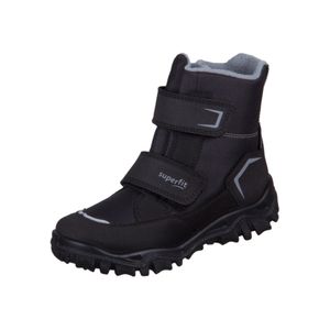 Superfit kinder-Jungen-Allwetterstiefel HUSKY Schwarz-Hellgrau, Farbe:schwarz, EU Größe:35