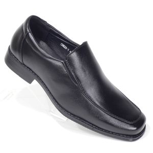 Herren Business City Schuhe Slipper Anzugschuhe Halb Schuhe Mokassins RA200 Farbe: Schwarz EU-Schuhgröße: 42