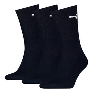 PUMA Unisex Sportsocken, 3 Paar - Tennissocken, Crew Sport Socken, einfarbig Blau 47-49
