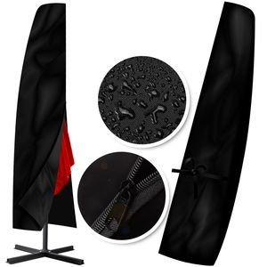 KESSER® Schutzhülle Schirmhaube Abdeckung Sonnenschirm Schutzhülle Haube 3m Ø, Farbe:Abdeckung Black
