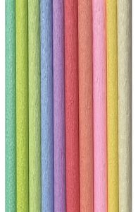 Interdruk Krepp-Papiermischung Pastellfarben 10 Rollen