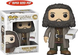 Harry Potter Super Sized POP! winylowa figurka filmowa Hagrid z ciastem 14 cm