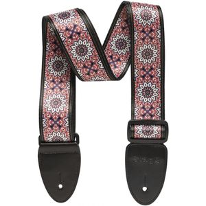 Stagg STE MANDALA PK, terylénový gitarový popruh, vzor mandala, ružový Stagg STE MANDALA PK, terylénový gitarový popruh, vzor mandala, ružový