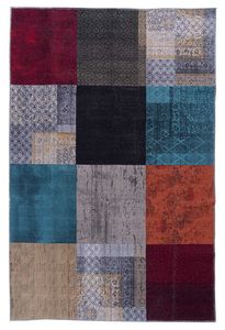 Teppich - Mehrfarbig - 120 x 170 cm - mit Patchworkmuster