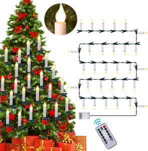 LED Kerzen Lichterkette Außen Innen,Weihnachtsbeleuchtung 30 Baumkerzen Fernbedienung 8 Modi Deko Batteriebetrieben für Weihnachtsbaum Tannenbaum LED Kerzen Lichterkette Außen Innen,Weihnachtsbeleuchtung 30 Baumkerzen Fernbedienung 8 Modi Deko Batteriebetrieben für Weihnachtsbaum Tannenbaum