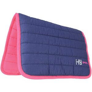 HySPEED Reversible 2-Ton Sattel-Pad BZ1674 (Einheitsgröße) (Marineblau/Pink)
