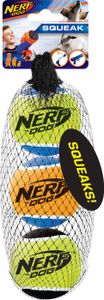 NERF Dog Tennisbälle 3er m. Quietscher Gr. M