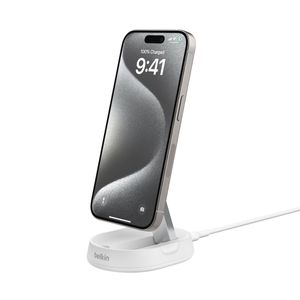 Belkin BOOST Charge Pro Qi2 15W magn.Ladestation weiß WIA008btWH