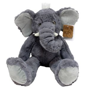 Elefant Kuscheltier grau - ca. 36 cm, Plüschtier Elefant, Stofftier Elefant
