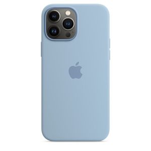 Apple iPhone 15 Pro Silikon Case mit MagSafe Winterblau iPhone 15 Pro