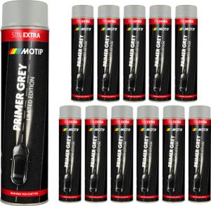 Motip Primer - Grundierung - grau - Limited Edition - 12 x 600 ml