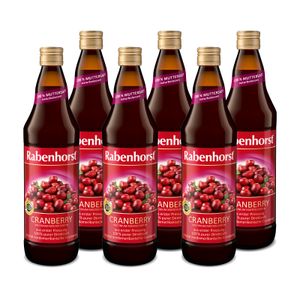 RABENHORST Cranberry Muttersaft 6er Pack (6 x 700 ml)