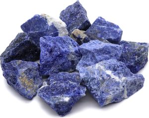 LAVISA Premium Heilsteine Edelsteine Set | Natürliche Kristalle für Dekoration und Wohlbefinden | 100% Natursteine Mineralsteine (Sodalith)