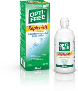 Opti-Free Replenish Kontaktlinsen-Pflegemittel, Einzelflasche, 1 x 300 ml