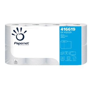 Papernet 2- lagiges Toilettenpapier 8 Rollen Nr. 416619