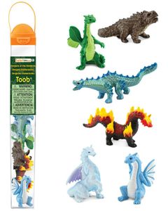 Safari 100416 - Spielfiguren-Set, Drachen der Elemente 5-7,5cm