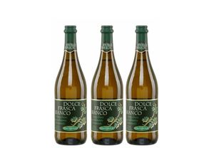 Dolce Frasca Bianco Caldirola 3x0,75l | Italienischer Weißwein | 5,5% Vol. | +20ml Jassas Olivenöl