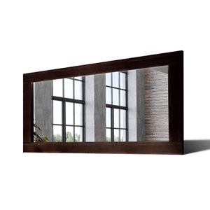 180x70 Velké zrcadlo v dubovém rámu na zeď LDR224 Oak Wenge Hladký povrch