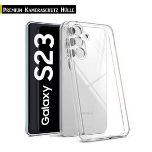 Für Samsung Galaxy S23 5G  Silikon Transparent Hülle TPU Handy Kamera Schutz Hülle Case Tasche
