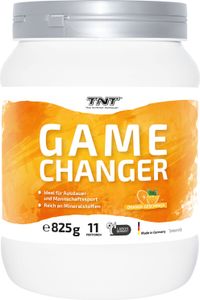 TNT Game Changer Elektrolyte für dein Ausdauertraining mit Kohlenhydraten 825g Orange