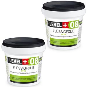 Tekutá fólia do interiéru, hydroizolácia kúpeľňa kuchyňa sprcha 3Kg, pružná izolácia Level+08
