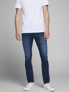 Jack & Jones Herren Jeans-Hose - JjiGlenn Pants Denim Slim-Fit Low Rise, Farbe:Blau, Jeans/Hosen Neu:32W / 36L