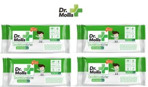 Dr.MOLLIS 160 x Desinfektionsfeuchttücher Feuchttücher Handpflege Antibakteriell